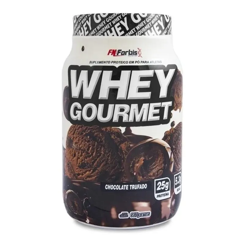 2x Suplemento En Pó Fn Forbis Proteínas Sabor Chocolate Truf