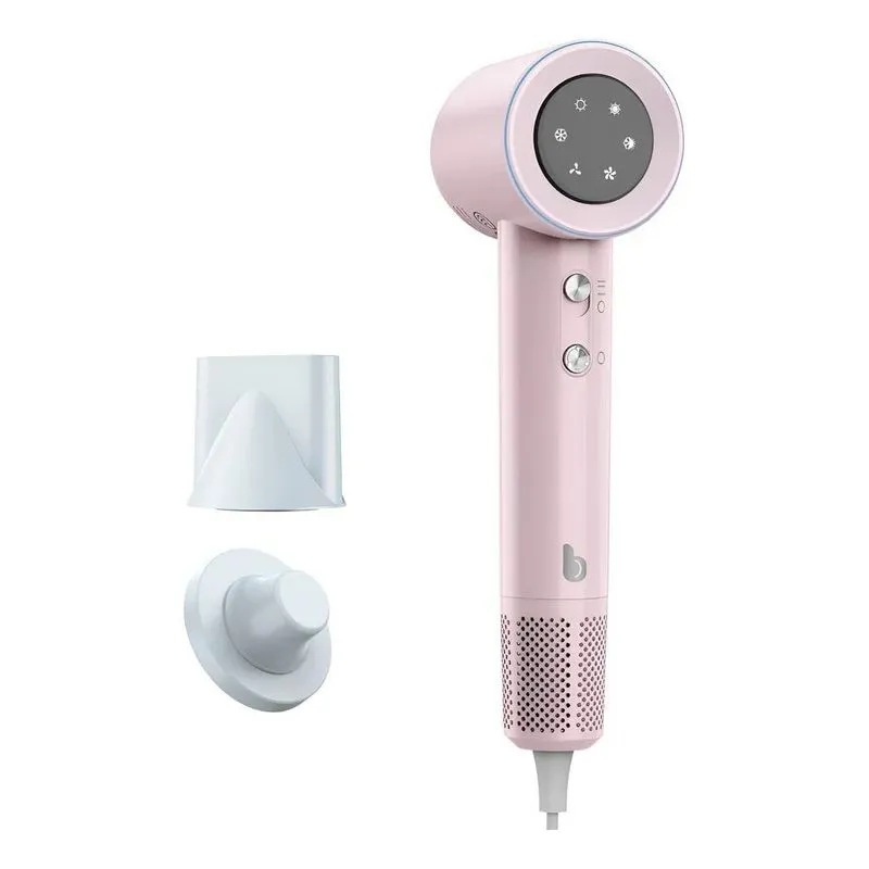 Secador Profissional Alta Velocidade 120.000 Rpm - Rosa 127v