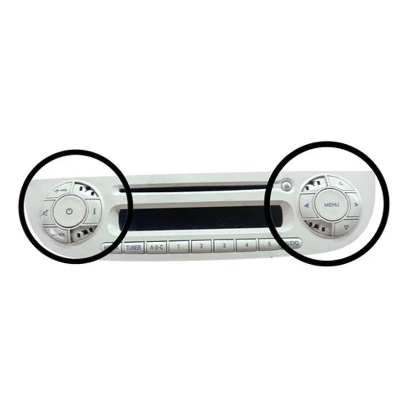 Rádio Cd Player Fiat 500 2009 A 2012 28317095 Com Detalhe