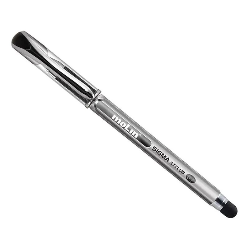 5x Caneta Azul 0,7 Mm Suave Sigma Stylus Com Ponta Touch Mol
