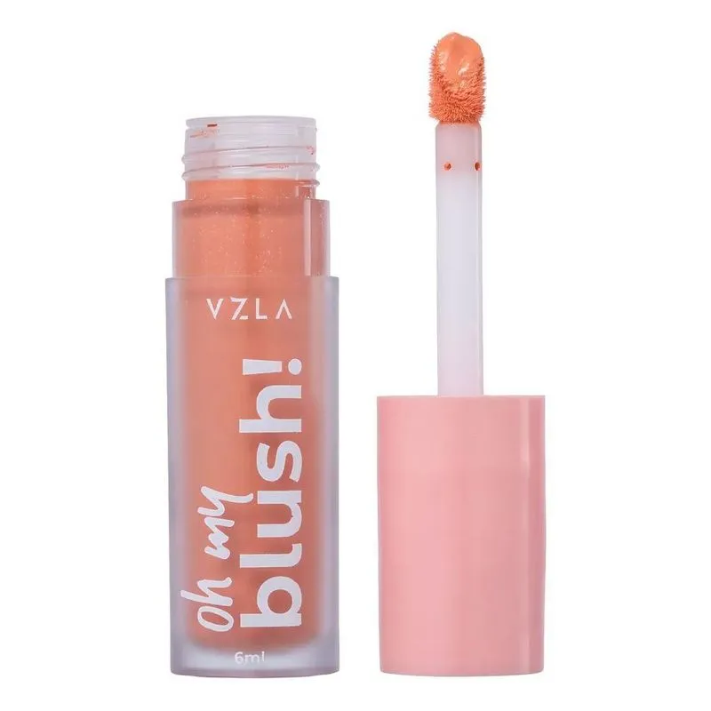 Vizzela Cosméticos Blush Líquido Oh My Blush 6ml Efeito Nat