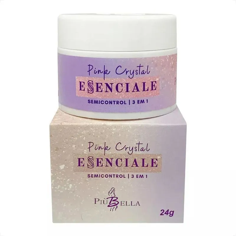 Gel Piubella Essenciale Semicontrol 3 Em 1: A - Pink Crystal