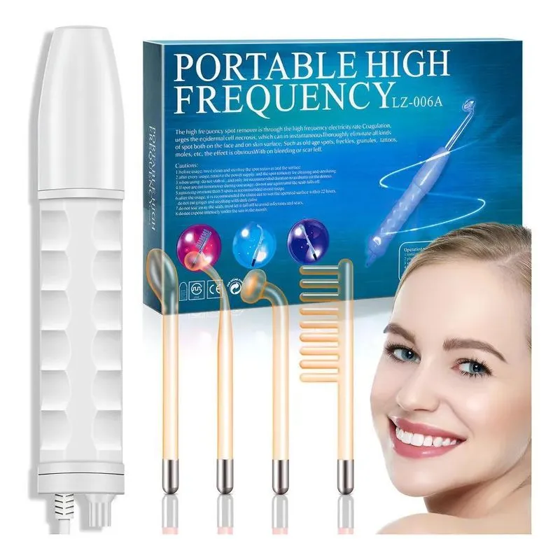 Aparelho Alta Frequencia Portátil Facial Limpeza De Pele Bra