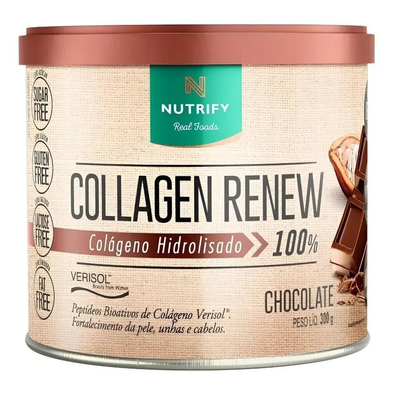 Suplemento En Pó Nutrify Colágeno Renew Colágeno Sabor Choco