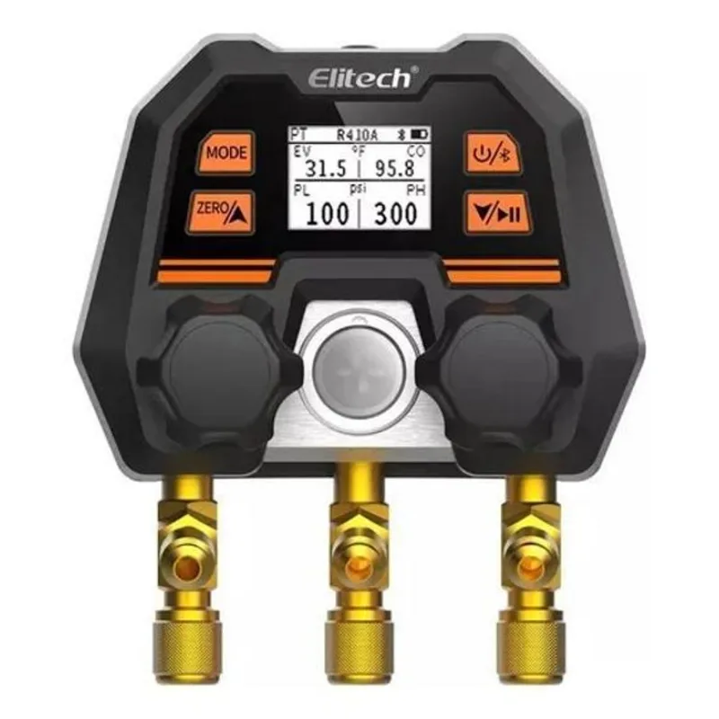 10x Manifold Digital Para Refrigeração Ar Condicionado Com