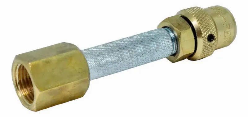 2x Esguicho Bico Regulável Lubefer Jato Leque E Reto 3.0 Mm