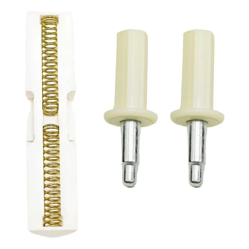 2x Deslizante E Pino Com Mola Para Porta Camarao