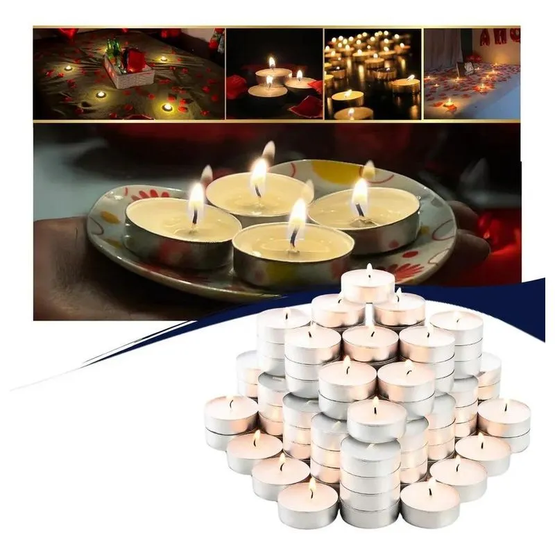 3x Kit 100 Unidades Velas Decorativas