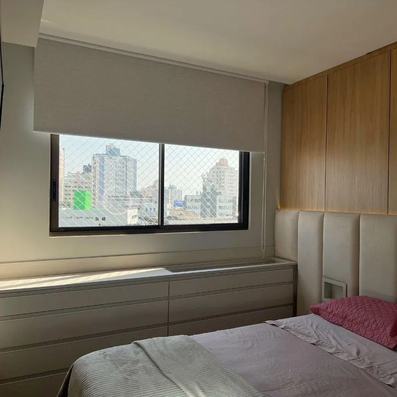 Persiana Rolo Napolis 1,33x1,83m Poliéster Para Sala Mescla Alanza