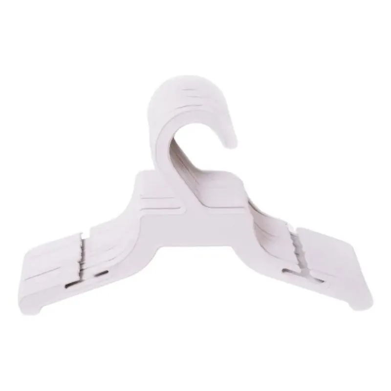 10x Cabide Infantil Branco Kit 50 Un Roupas De Bebê E Pets