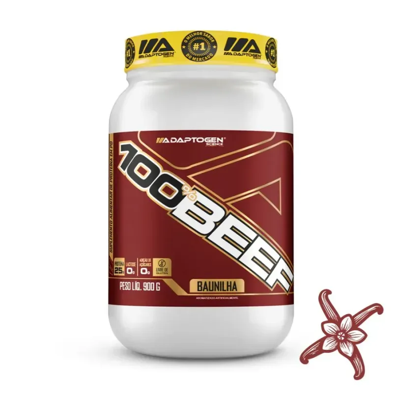 100% Beef Baunilha 900G