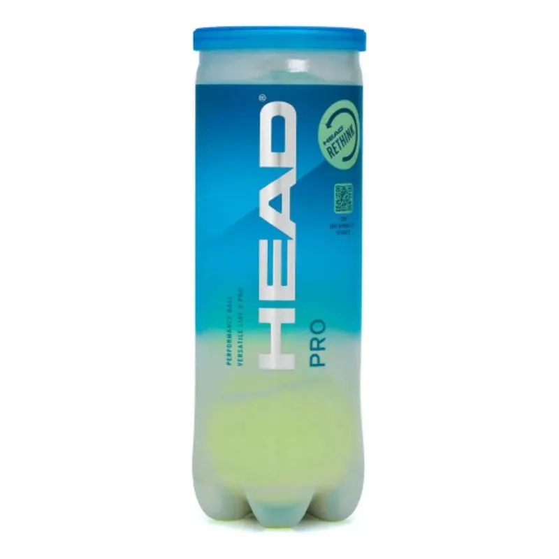 2x Bola De Tênis Tubo Head Pro X3 Bolas
