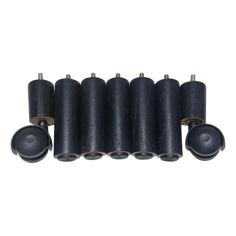 5x Kit Pé Cama Box Casal ( 7 Peças ) Pé Madeira Cama Baú