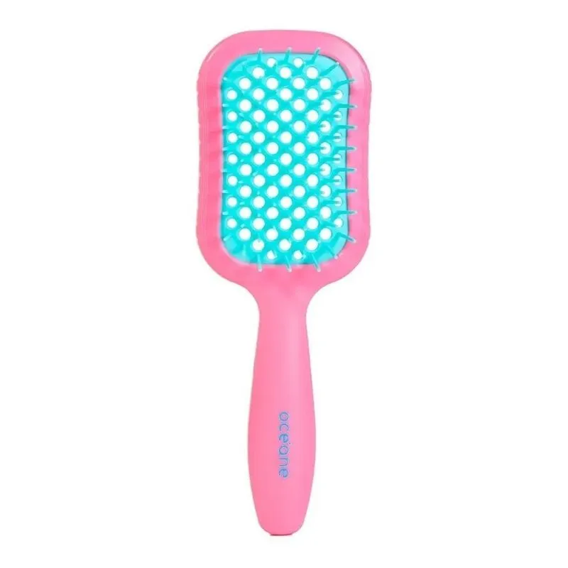 10x Joy Brush - Escova Raquete Vazada/ Rosa