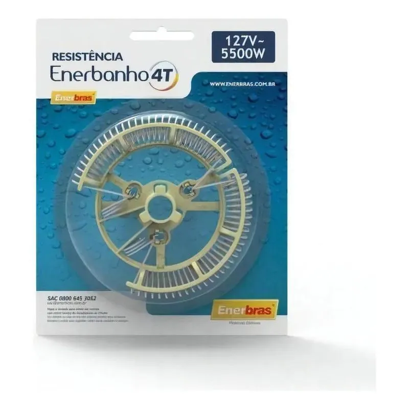 Resistência De Chuveiro Enerbanho 4t (1275500w) Cor Colorido