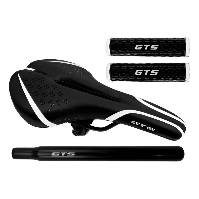 Selim Mtb Vazado Gts: Conforto & Performance + Cano - Branco