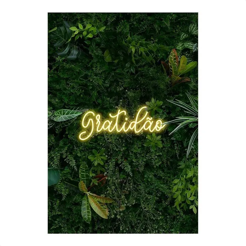 Painel Muro Inglês 1,5x2,2m Festa Ins - Muro Inglês Gratidão