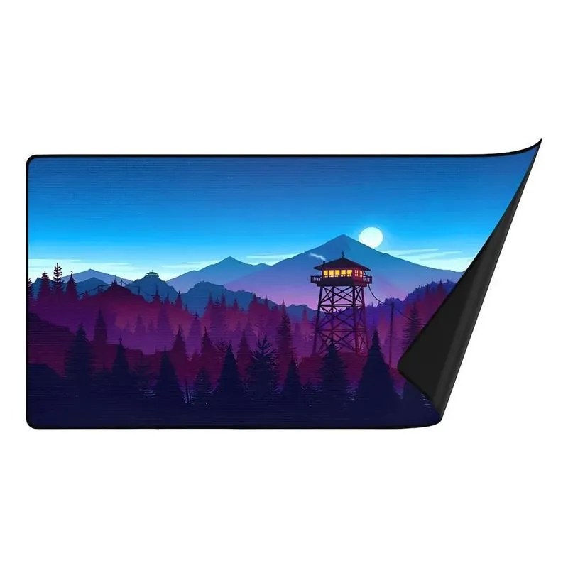 Mouse Pad Gamer 90x40cm: Precisão I - Bosque Floresta 1938