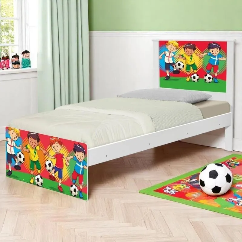 Bi Cama Juvenil Zap Futebol Meninos Com Colchões