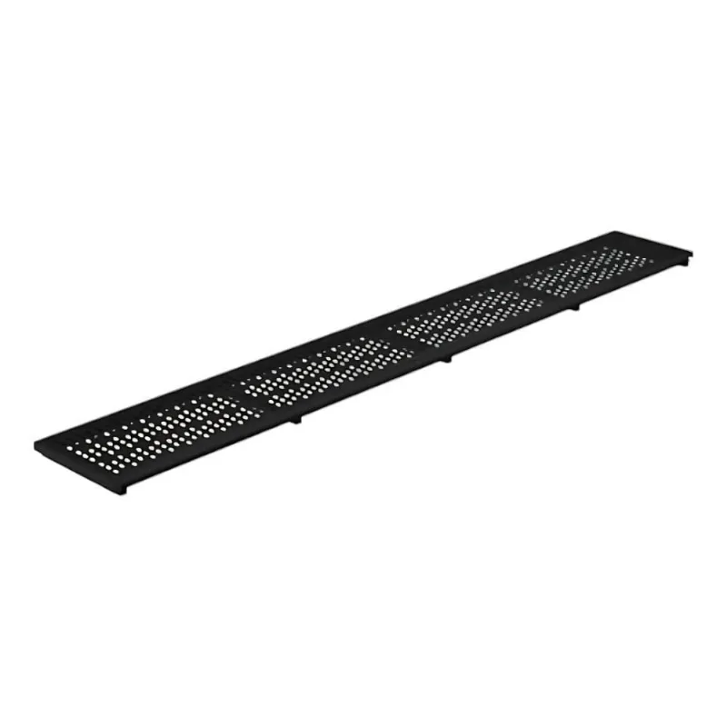 Ralo Linear 10x100 com Grelha Alumínio Anodizado Preto Fosco Mais de Casa 10CM 100CM