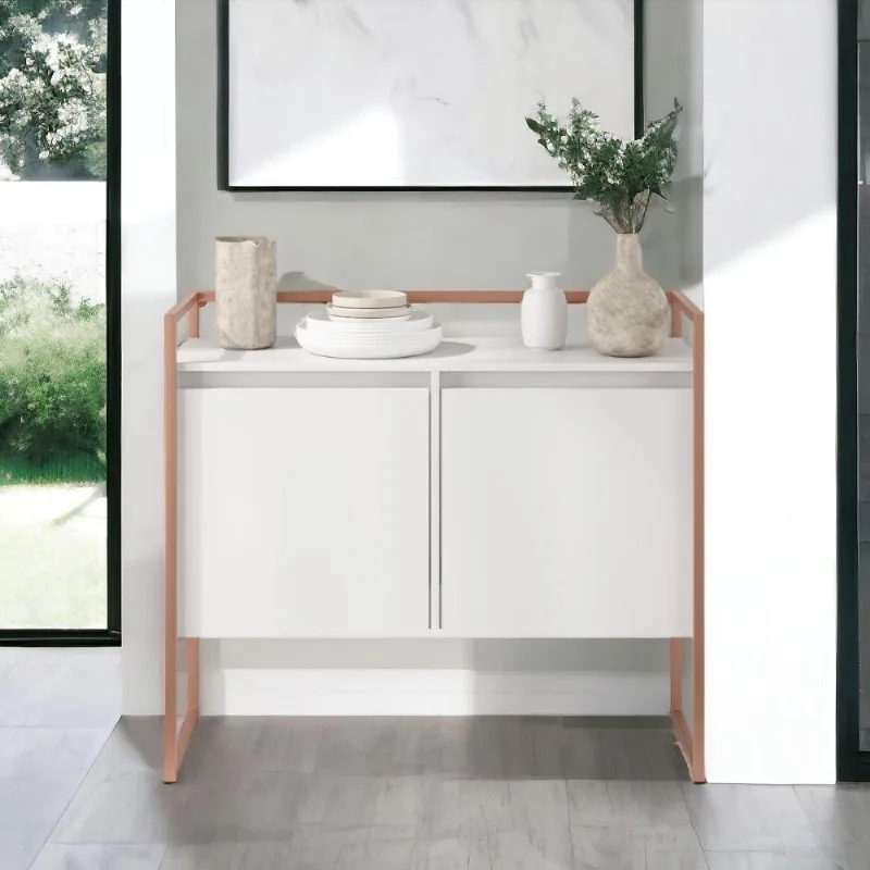 Buffet Monte Nobre 2 Portas Industrial 100,9CM MDP Branco Casah