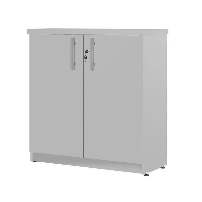 Armário Escritório Mônaco Cinza 2 Portas MDP 82cm Casah