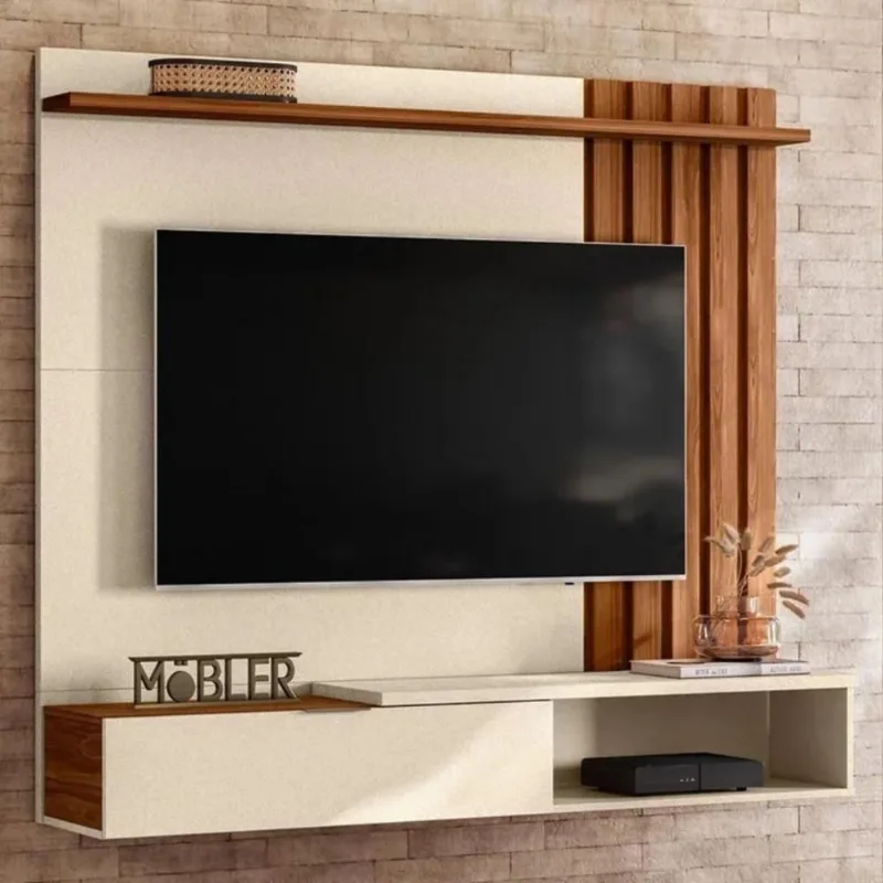 Home Suspenso Vegas 1.6 para TV 65" 138CM MDP Off White Mais de Casa