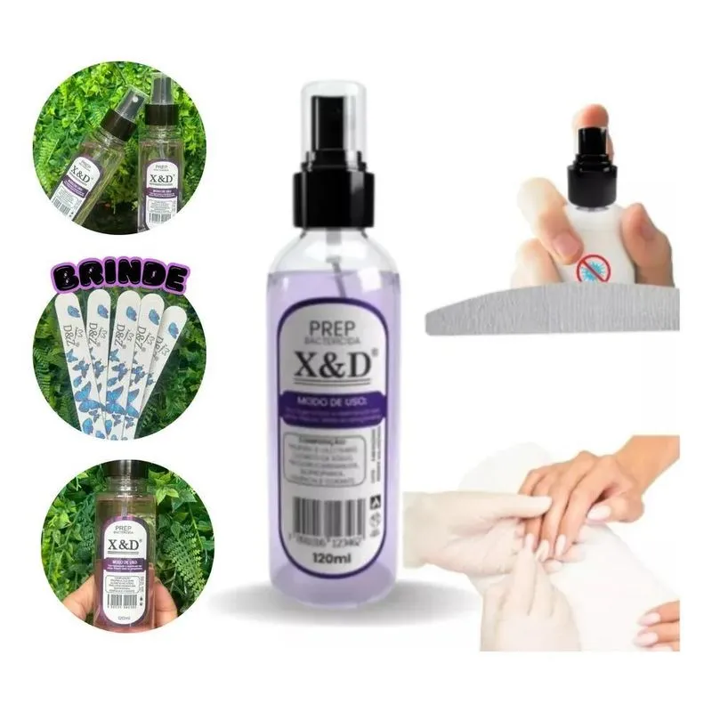 Prep X&amp;d Xd Bactericida Spray Higiene Unha Soft