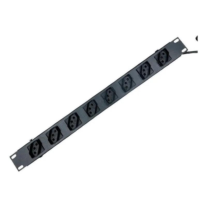 3x Régua 8 Tomadas Rack 19 Polegadas 10a Extensão