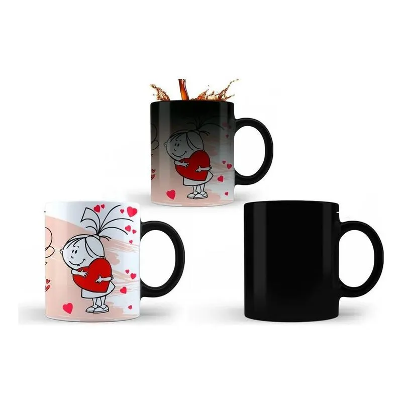 10x Caneca Mágica Presente Namorados Casal Todo O Meu Amor
