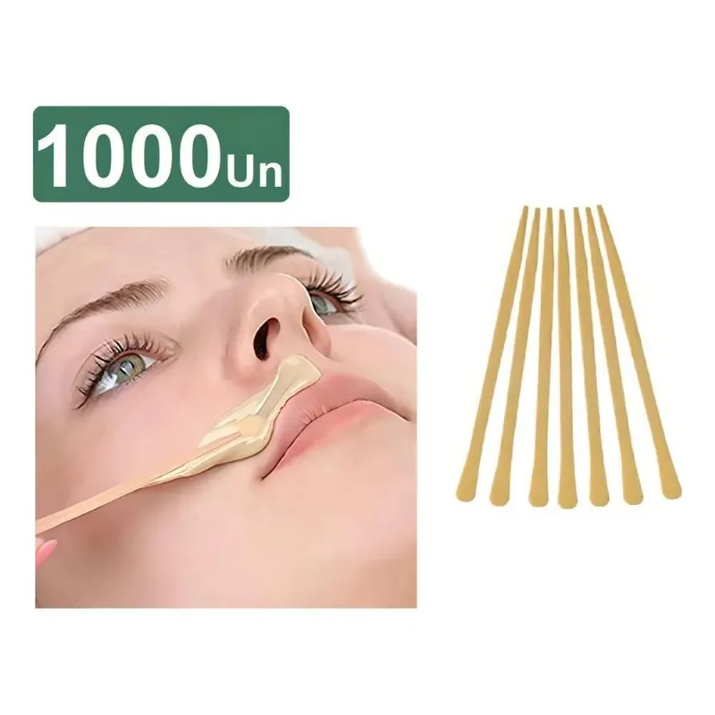 Espátula Depilação Facial Sobrancelhas Mini Palito Cera Made