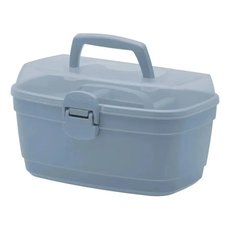 3x Caixa Maleta Multiuso Organizadora Manicure Maquiagem Box