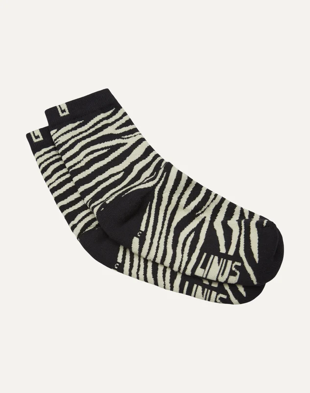 Meia Algodão Zebra Chumbo U