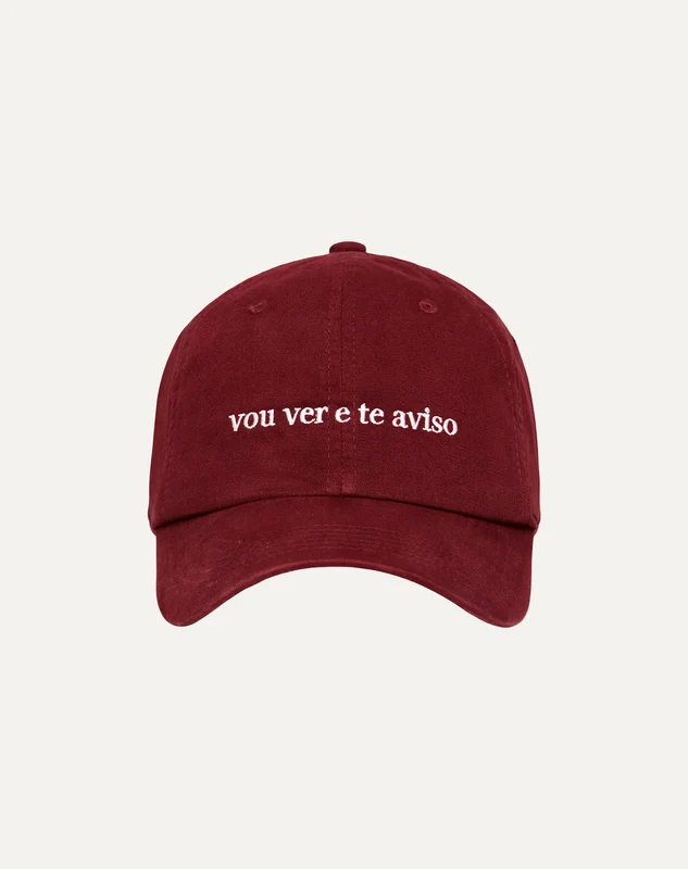 Boné "vou ver e te aviso" U