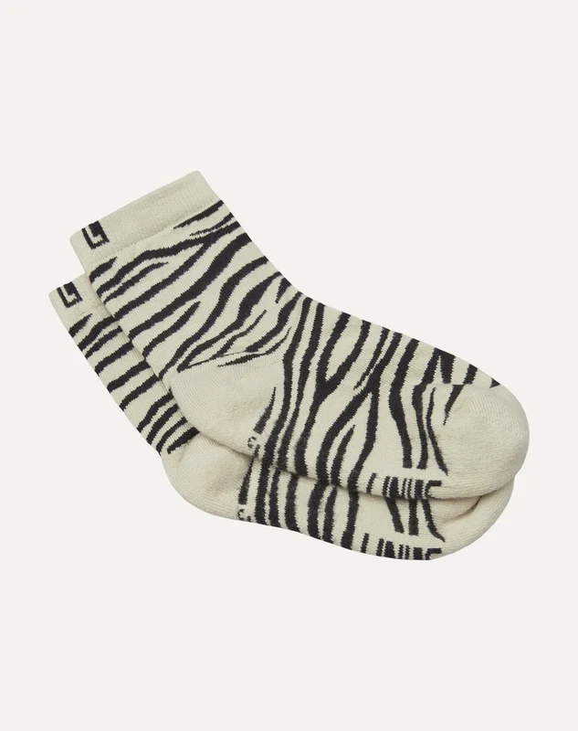 Mini Meia Zebra Baunilha U