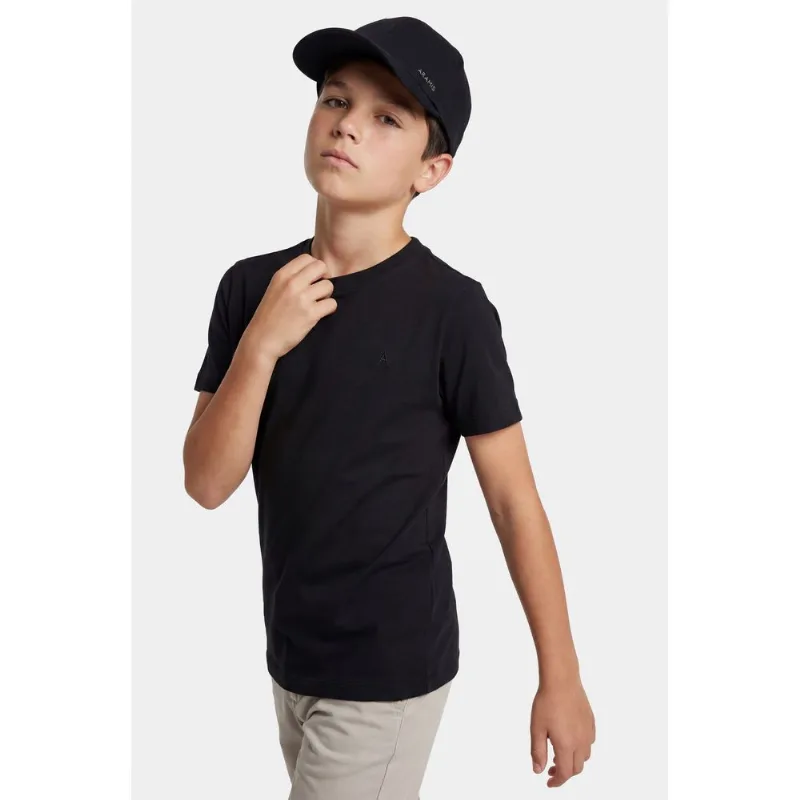 Camiseta Infantil Liquid Cotton Preto - 6