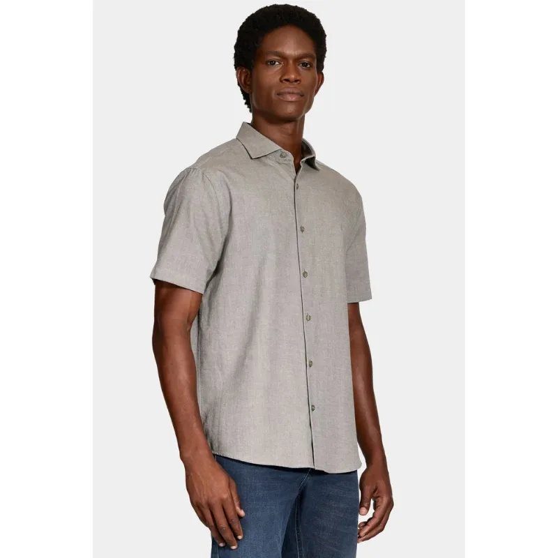 Camisa Manga Curta Regular Nature Line Army Green - M
