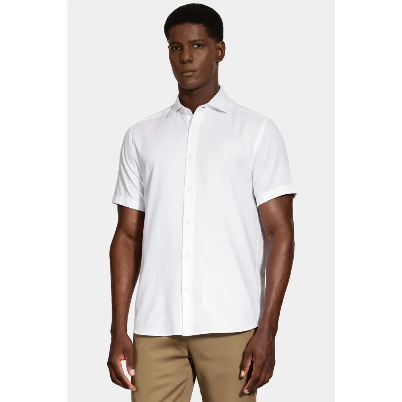 Camisa Manga Curta Regular Nature Line Branco - XGG
