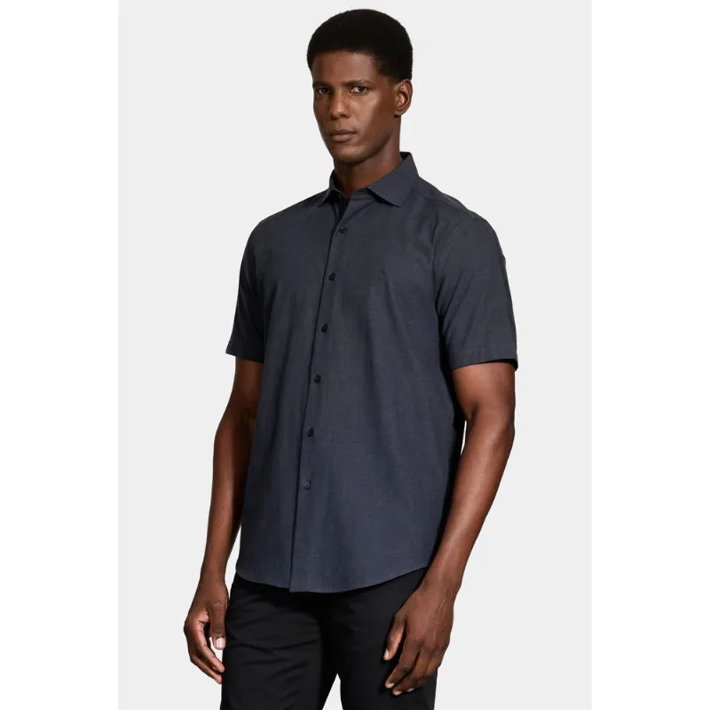 Camisa Manga Curta Sl Ns Black Marinho - G