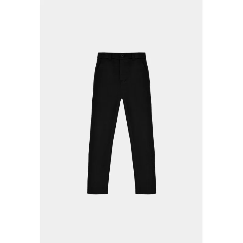 Calça Infantil Malha Preto - 6