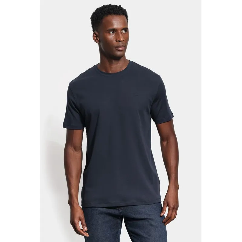 Camiseta Manga Curta Liquid Cotton Marinho - P