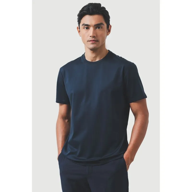 Camiseta Manga Curta A-70 Interlock Marinho - P