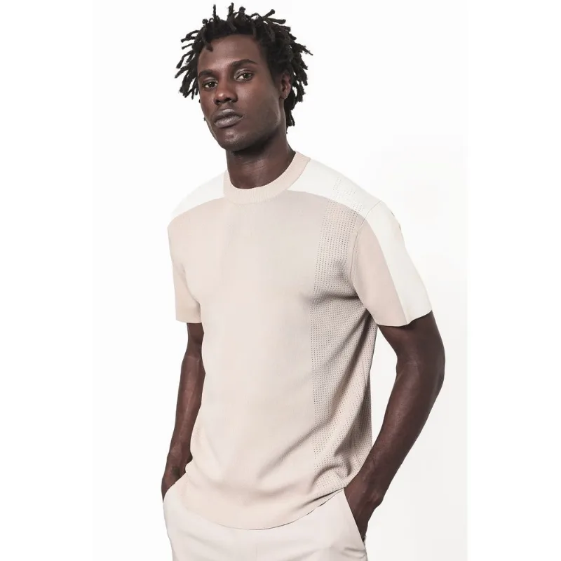 Camiseta Tricot Airflow Knit Amendoa - M