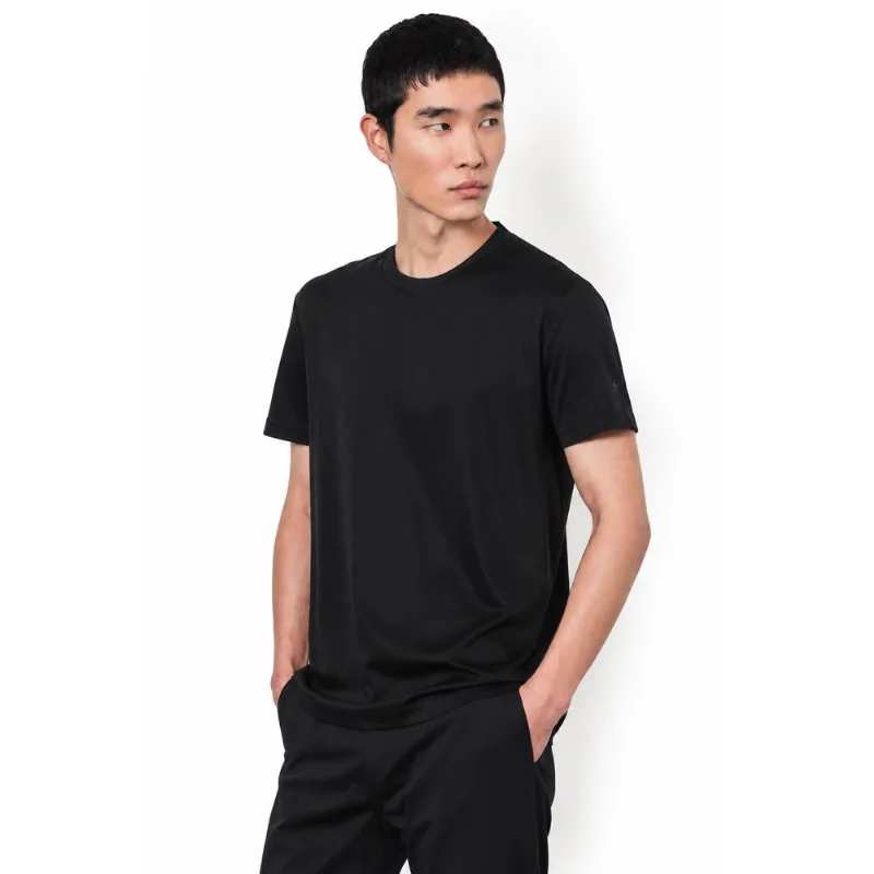 Camiseta Manga Curta Tencel Soft Preto - G