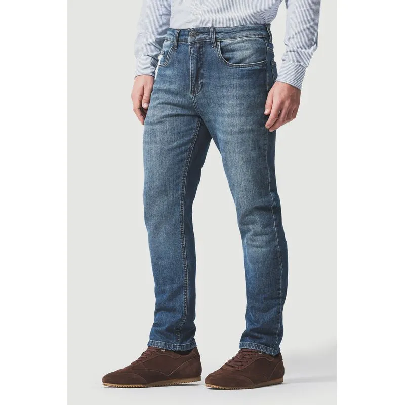Calça Jeans Slim Stone Azul Escuro - 48