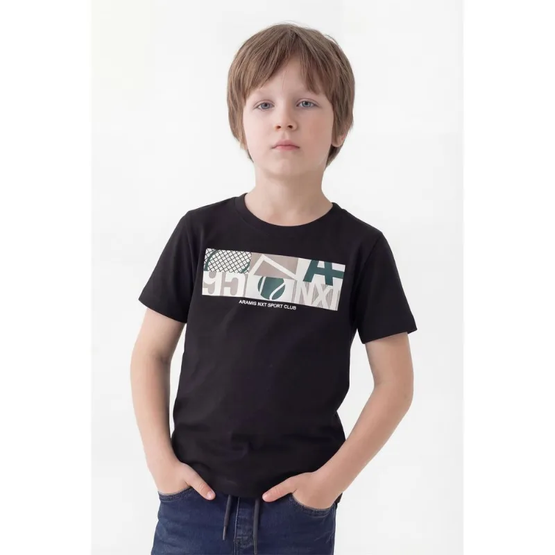 Camiseta Manga Curta Infantil Estampa Tennis Marinho - 10