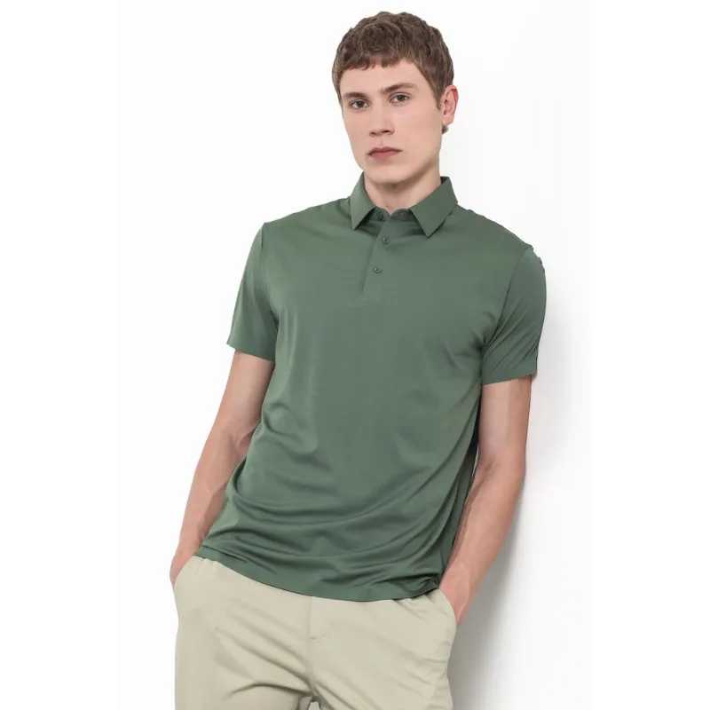 Polo Manga Curta Seamless Menta - G