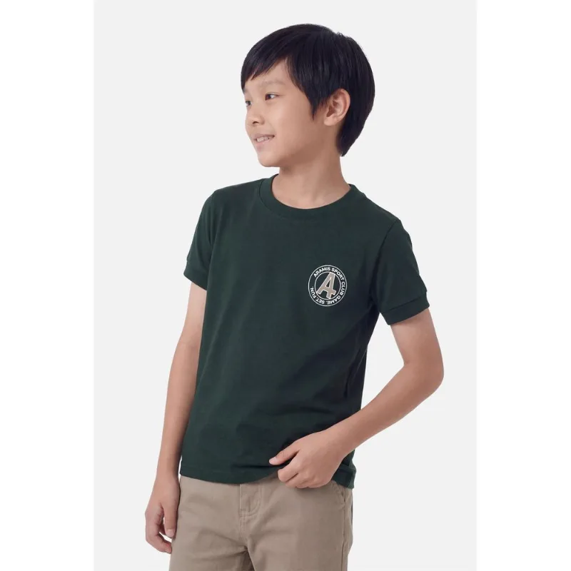 Camiseta Manga Curta Infantil Estampa Tennis Floresta - 4