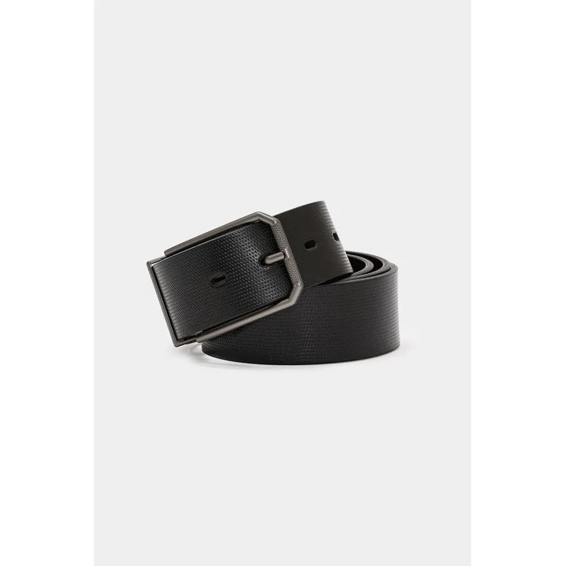 Cinto Dupla Face Grain Preto/Cafe - 90