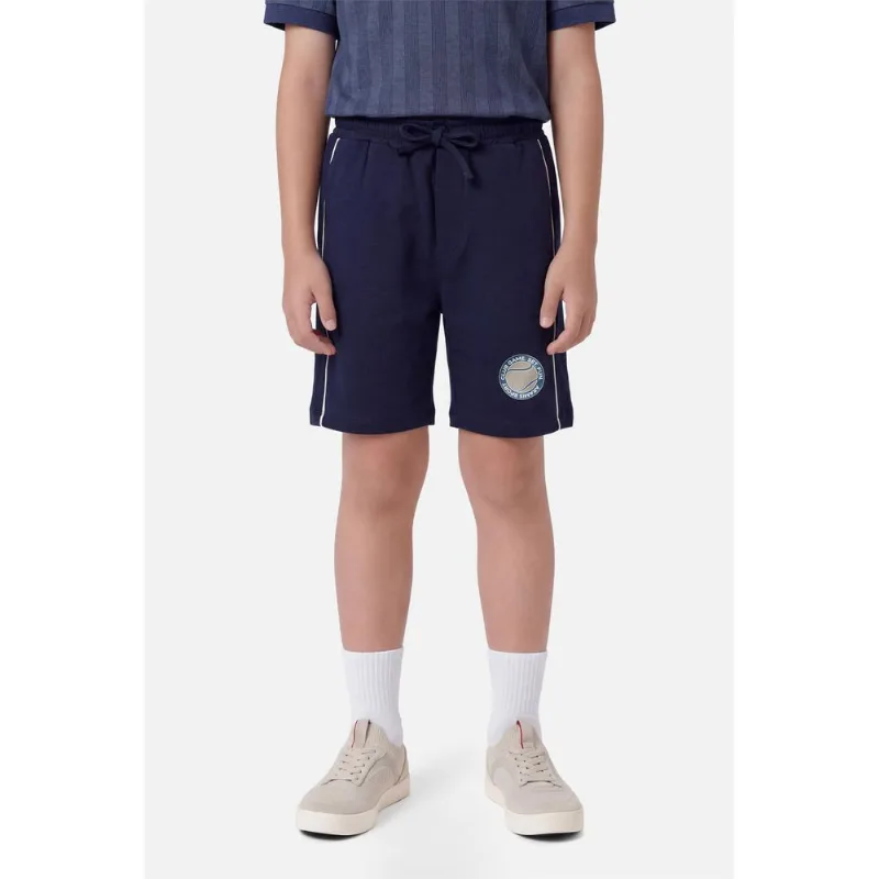 Bermuda Infantil Estampa Sport Marinho - 6